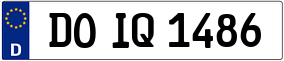 Truck License Plate